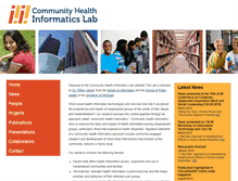 Tablet Screenshot of communityhealthinformatics.org